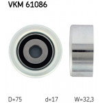 SKF Umlenk-/Führungsrolle, Keilrippenriemen